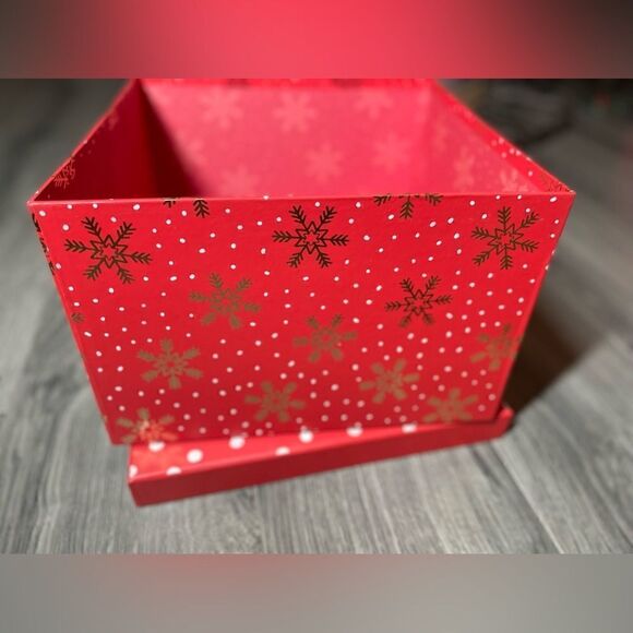 🎄❤️🎄 12” NEW Christmas “Merry & Bright” Stacking Tower Medium Square Nesting … - Picture 7 of 8